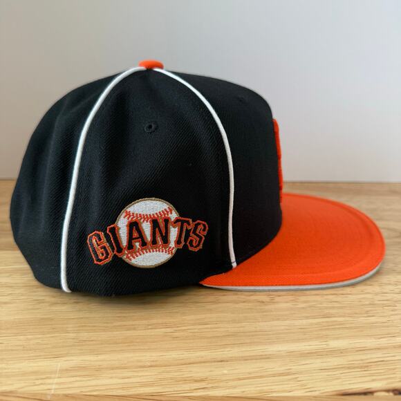 New SAMPLE San Francisco Giants Mitchell & Ness MLB Snapback Hat NWT OS - Picture 5 of 11